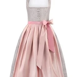 Stockerpoint Dirndl "Valencia" In Hellgrau/ Rosa