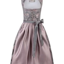 Stockerpoint Dirndl "Willow" In Grau/ Mauve