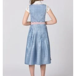 Stockerpoint Dirndl "Zora" In Hellblau/ Altrosa -Dirndl Geschäft stockerpoint dirndl zora in hellblau altrosa 2