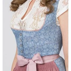 Stockerpoint Dirndl "Zora" In Hellblau/ Altrosa -Dirndl Geschäft stockerpoint dirndl zora in hellblau altrosa 5