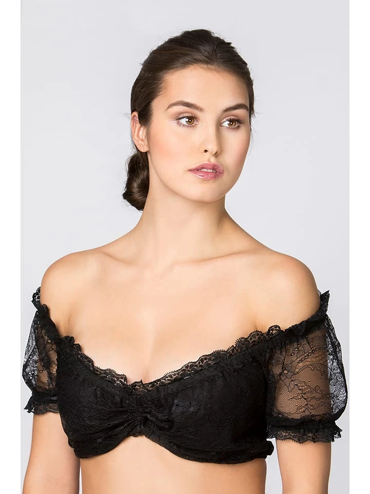 Stockerpoint Dirndlbluse In Schwarz 4 Stockerpoint Dirndlbluse In Schwarz – Bild 2