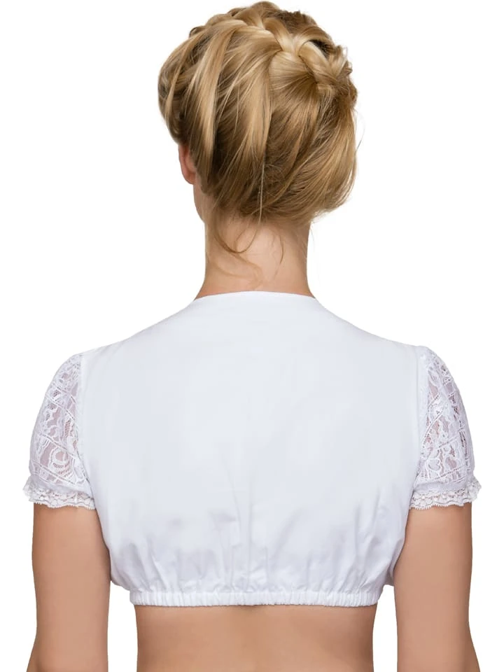 Stockerpoint Dirndlbluse In Weiß 5 Stockerpoint Dirndlbluse In Weiß – Bild 3
