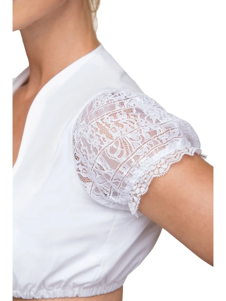 Stockerpoint Dirndlbluse In Weiß 6 Stockerpoint Dirndlbluse In Weiß – Bild 4