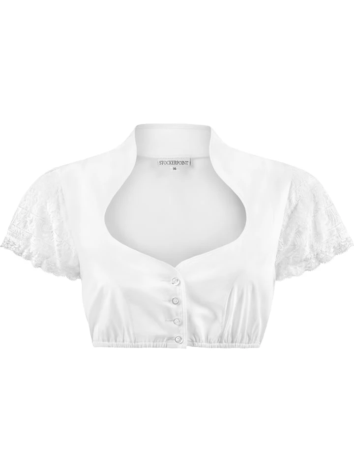 Stockerpoint Dirndlbluse In Weiß 3 Stockerpoint Dirndlbluse In Weiß