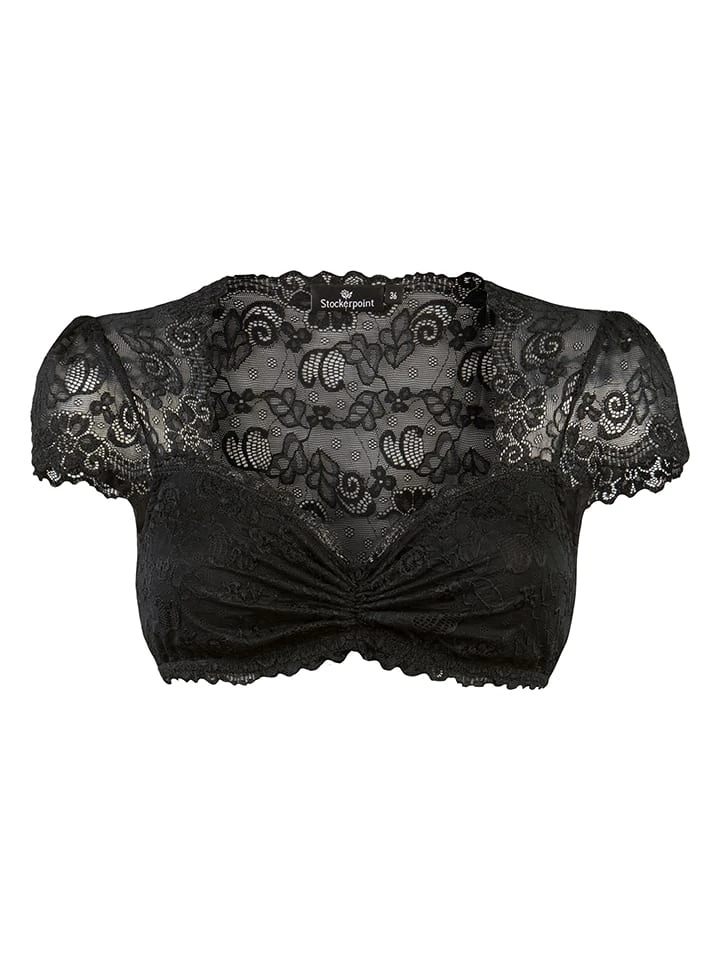 Stockerpoint Dirndlbluse "Jasmin" In Schwarz 3 Stockerpoint Dirndlbluse "Jasmin" In Schwarz