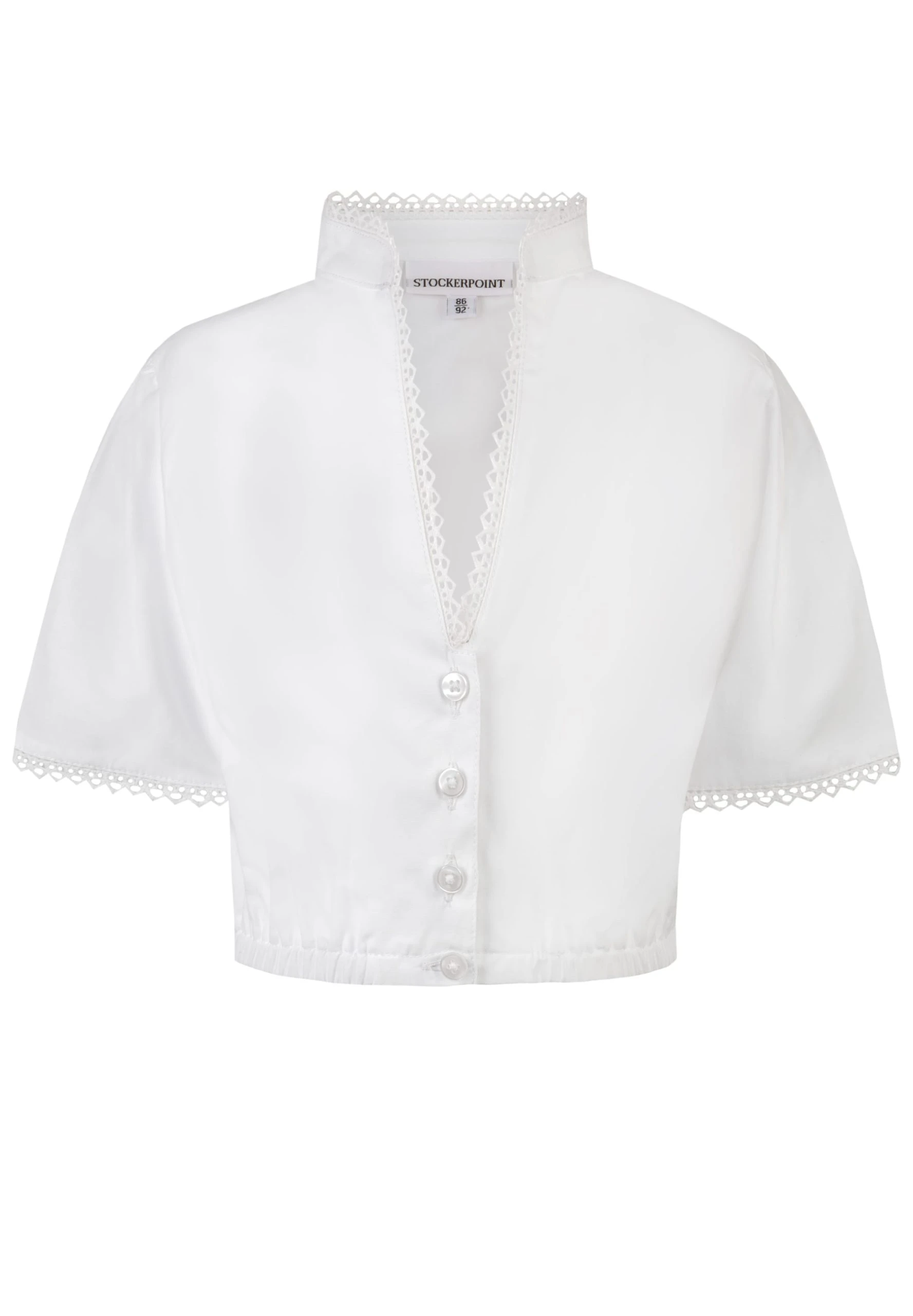 Stockerpoint Kinderdirndlbluse "Susi" In Weiss 3 Stockerpoint Kinderdirndlbluse "Susi" In Weiss