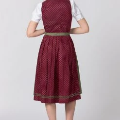 Stockerpoint Langes Dirndl "Bella" In Bordeaux -Dirndl Geschäft stockerpoint langes dirndl bella in bordeaux 2 scaled