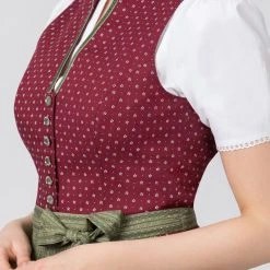 Stockerpoint Langes Dirndl "Bella" In Bordeaux -Dirndl Geschäft stockerpoint langes dirndl bella in bordeaux 5 scaled
