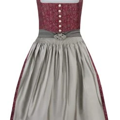 Stockerpoint Langes Dirndl "Leonora" In Bordeaux