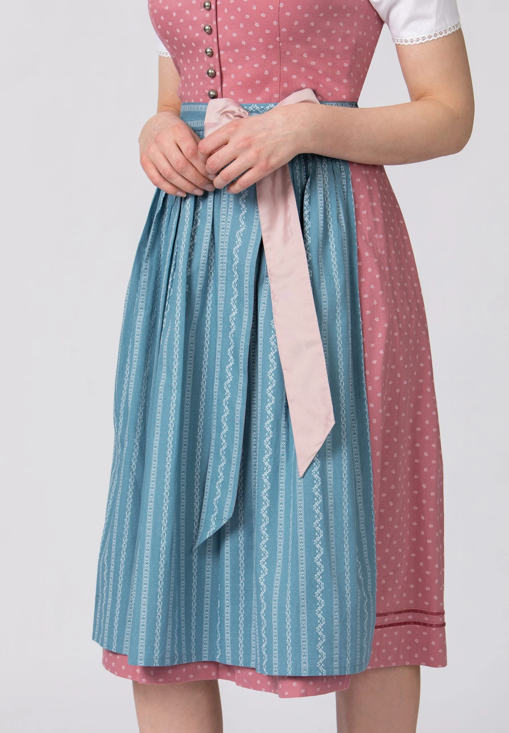 Stockerpoint Langes Dirndl " Luciana" In Koralle 6 Stockerpoint Langes Dirndl " Luciana" In Koralle – Bild 4