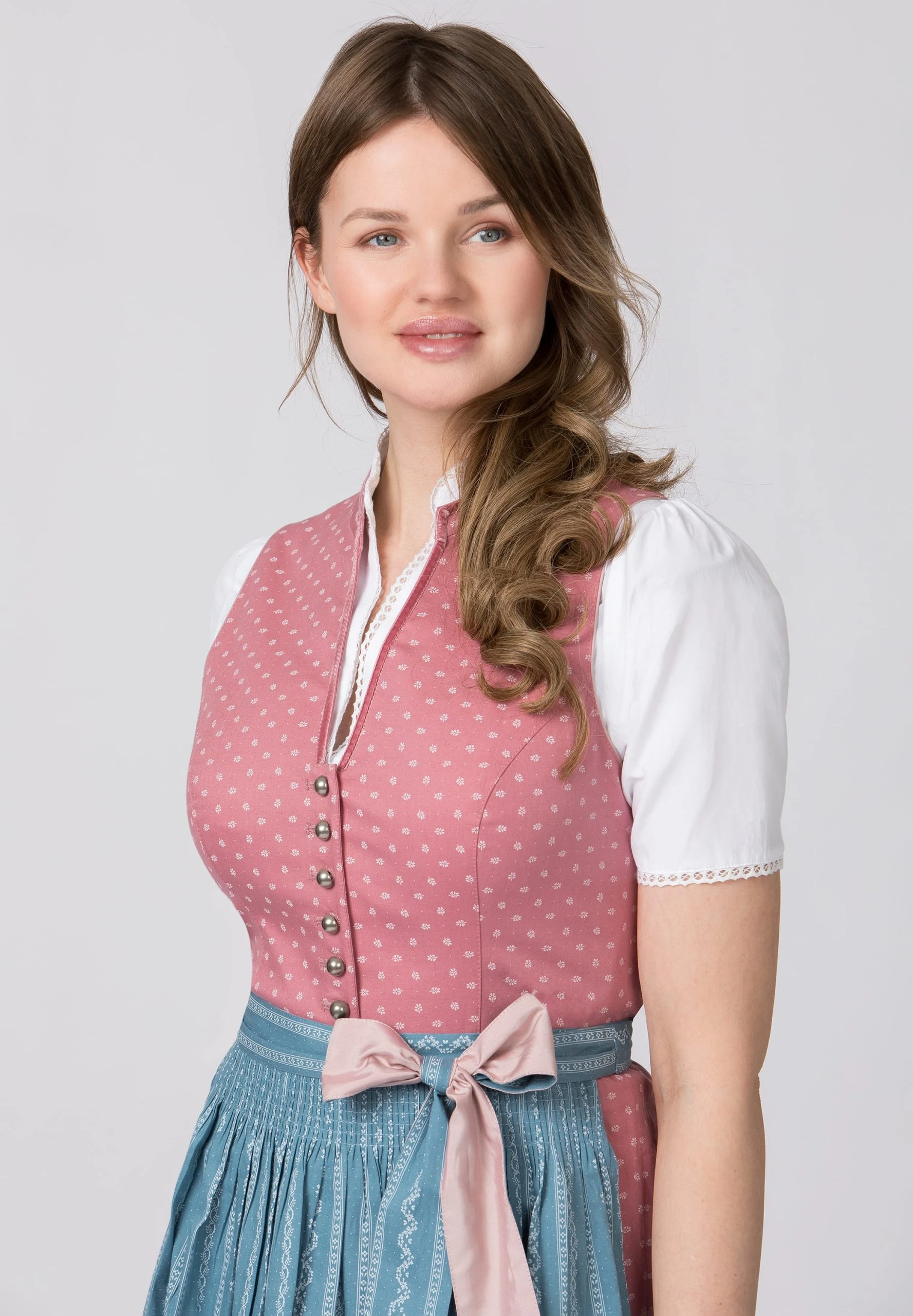 Stockerpoint Langes Dirndl " Luciana" In Koralle 7 Stockerpoint Langes Dirndl " Luciana" In Koralle – Bild 5
