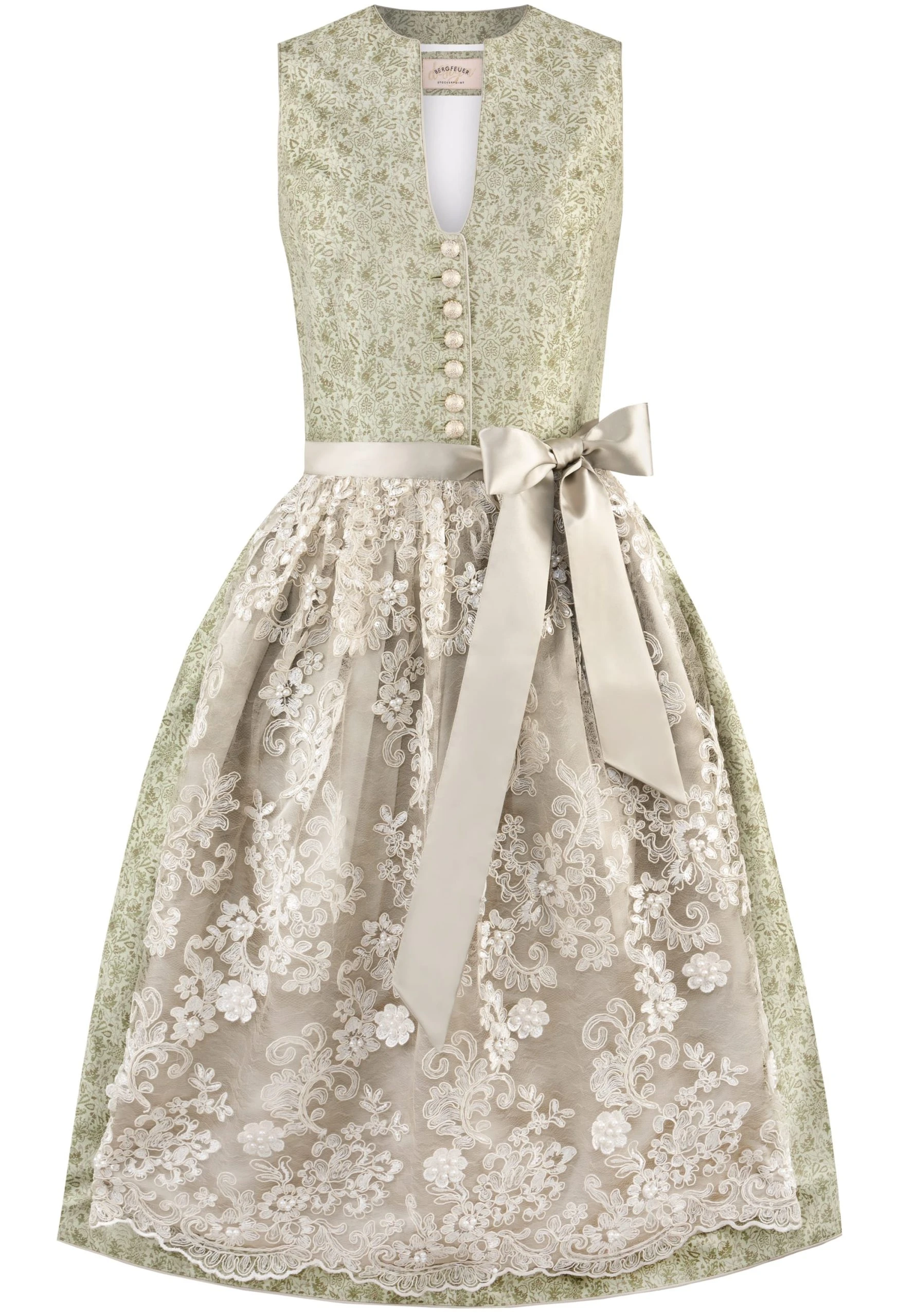 Stockerpoint Langes Dirndl "Serafina" In Grün 3 Stockerpoint Langes Dirndl "Serafina" In Grün
