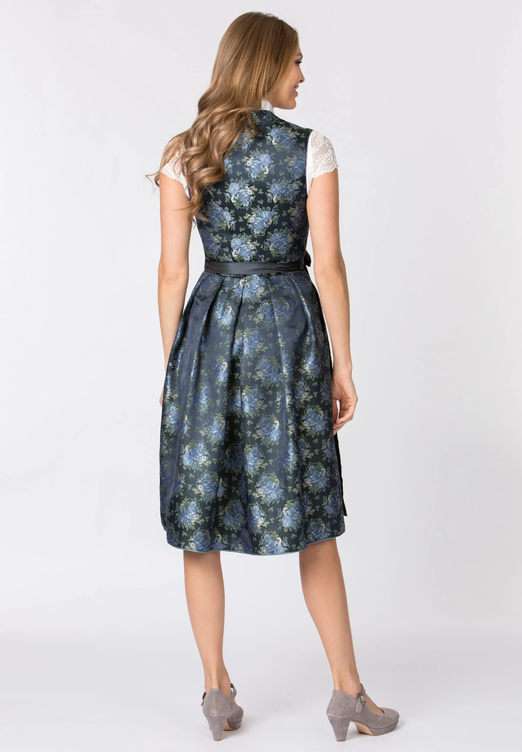 Stockerpoint Langes Dirndl "Willow" In Blau 5 Stockerpoint Langes Dirndl "Willow" In Blau – Bild 3