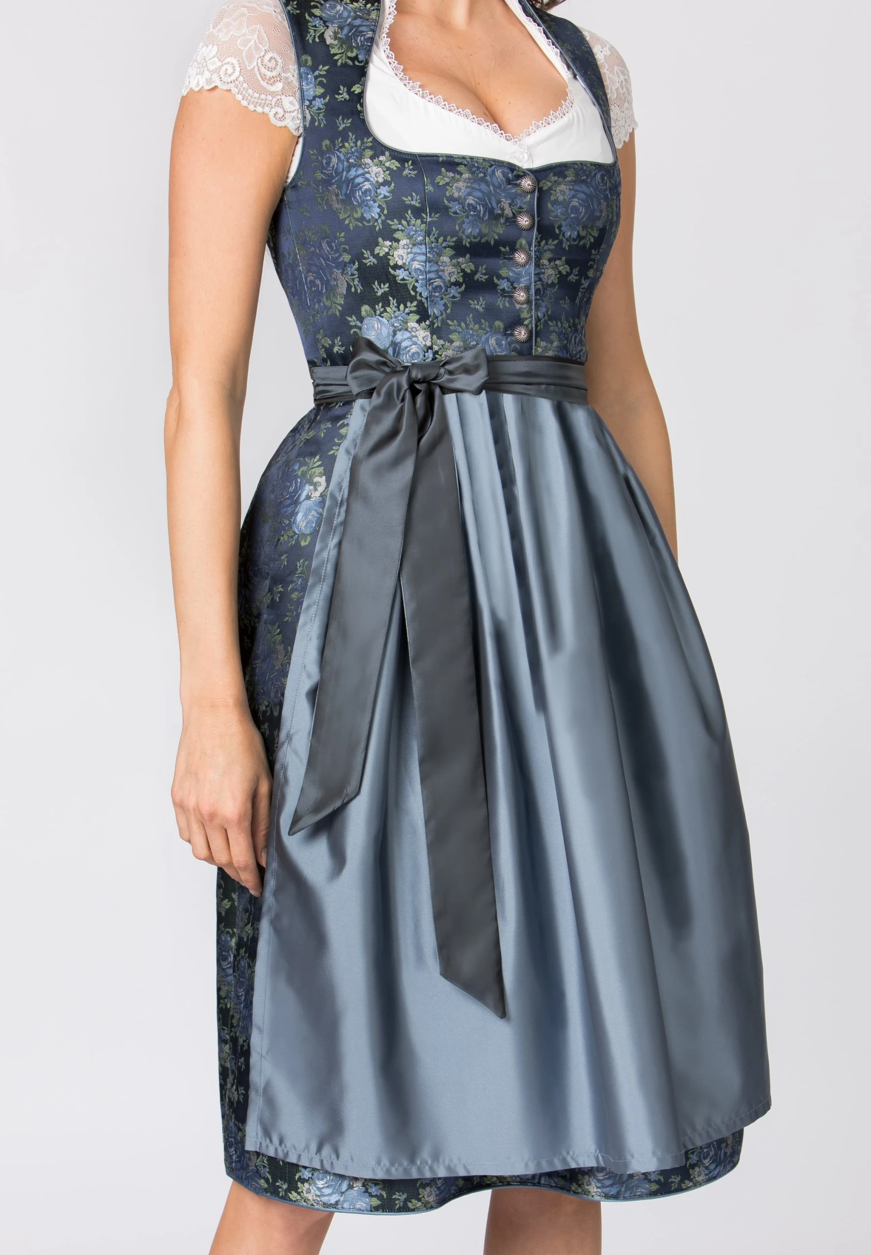 Stockerpoint Langes Dirndl "Willow" In Blau 6 Stockerpoint Langes Dirndl "Willow" In Blau – Bild 4