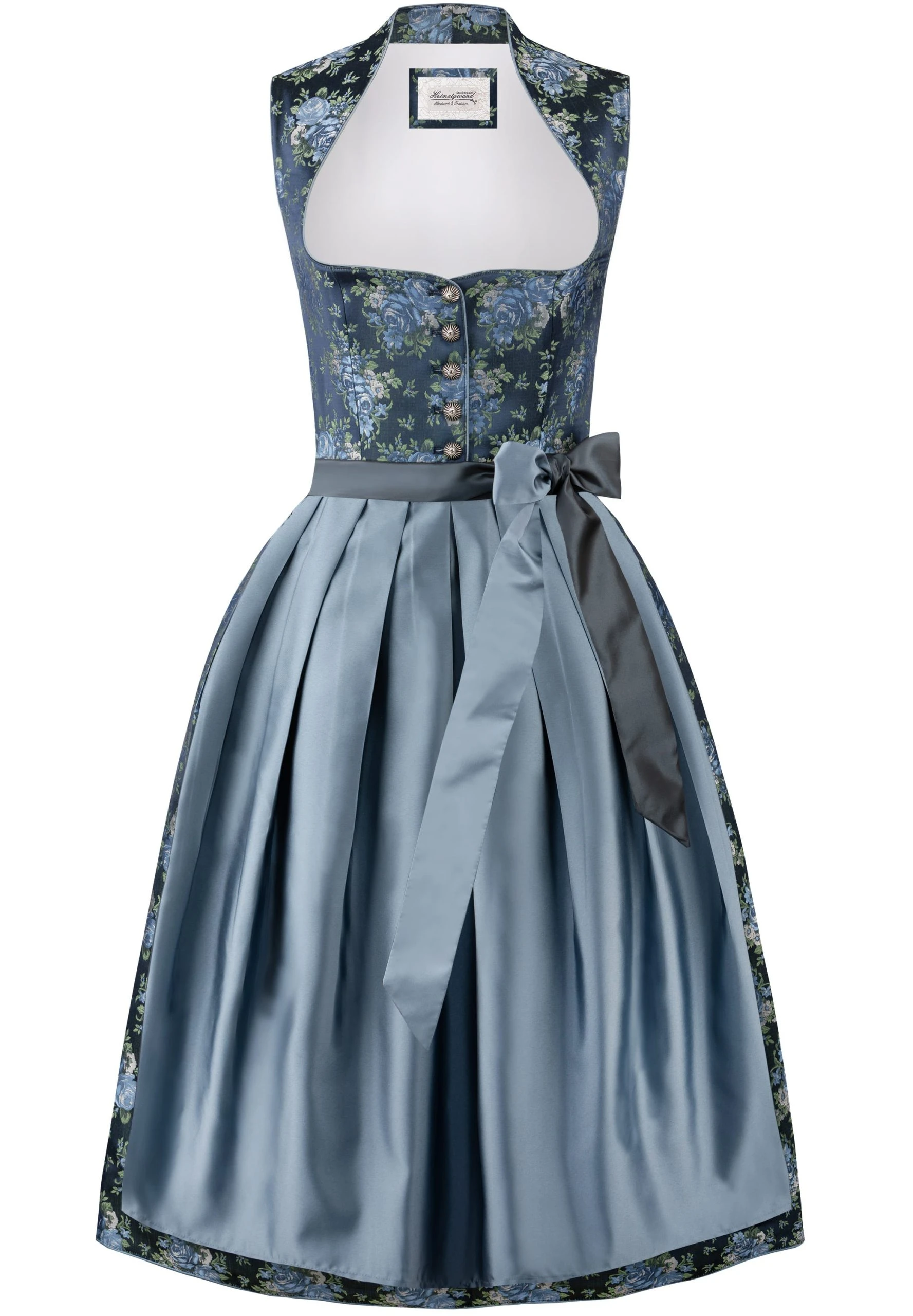 Stockerpoint Langes Dirndl "Willow" In Blau 3 Stockerpoint Langes Dirndl "Willow" In Blau
