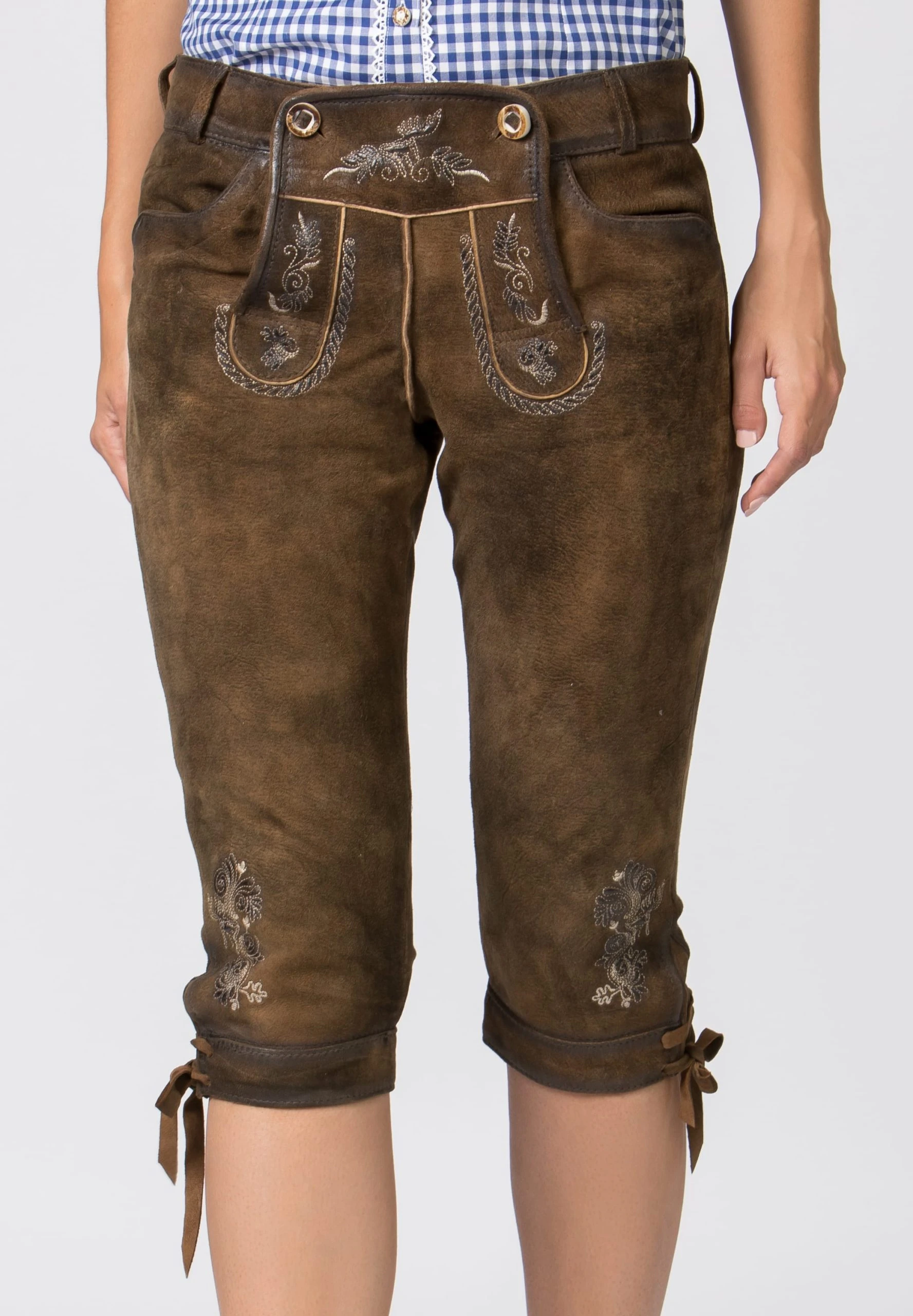 Stockerpoint Lederhose "Suzan" In Braun 7 Stockerpoint Lederhose "Suzan" In Braun – Bild 5