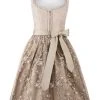 Stockerpoint Midi Dirndl "Adriene" In Taupe -Dirndl Geschäft stockerpoint midi dirndl adriene in taupe
