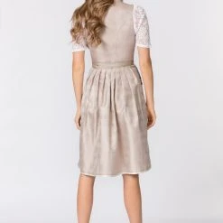 Stockerpoint Midi Dirndl "Adriene" In Taupe -Dirndl Geschäft stockerpoint midi dirndl adriene in taupe 2 scaled