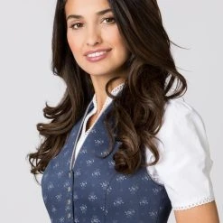 Stockerpoint Midi Dirndl "Amalie 2" In Dunkelblau-grau -Dirndl Geschäft stockerpoint midi dirndl amalie 2 in dunkelblau grau 4 scaled