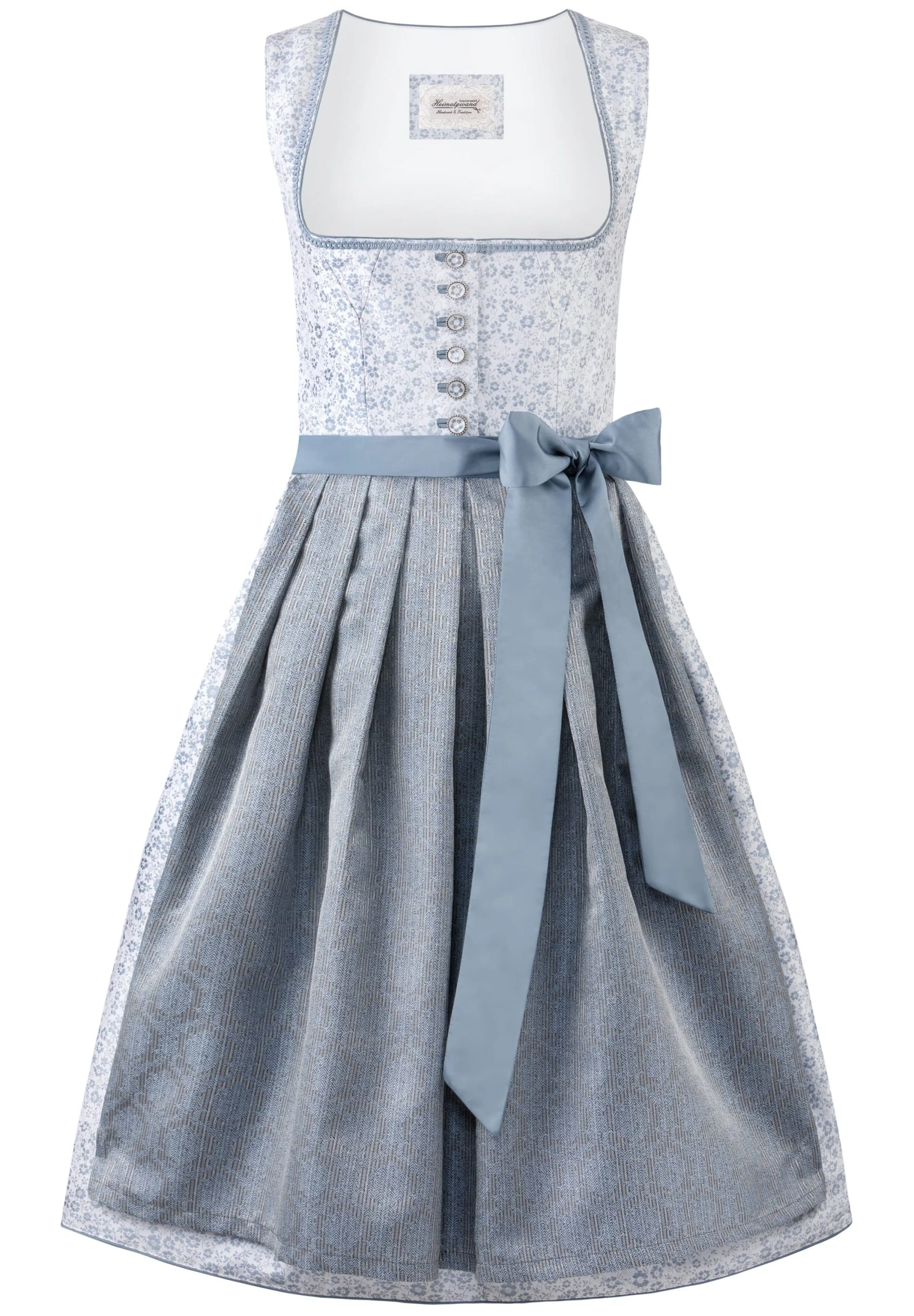 Stockerpoint Midi Dirndl "Eulania" In Rauchblau 3 Stockerpoint Midi Dirndl "Eulania" In Rauchblau