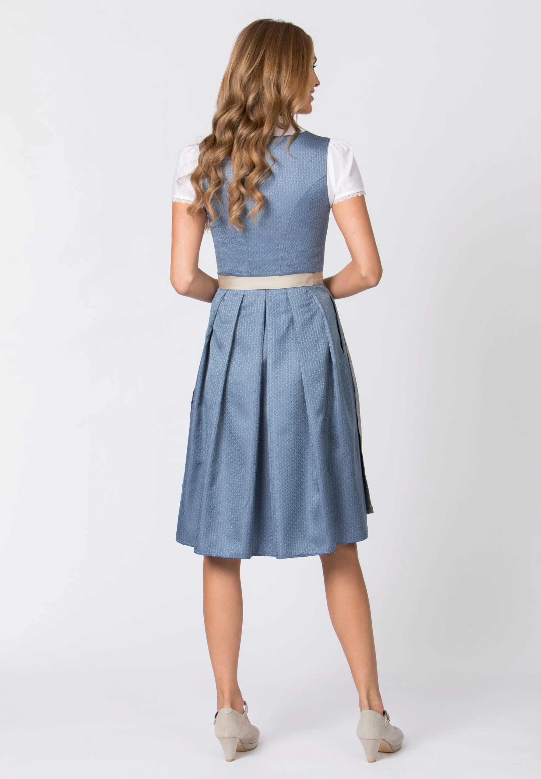 Stockerpoint Midi Dirndl "Irit" In Rauchblau 5 Stockerpoint Midi Dirndl "Irit" In Rauchblau – Bild 3