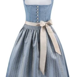 Stockerpoint Midi Dirndl "Irit" In Rauchblau