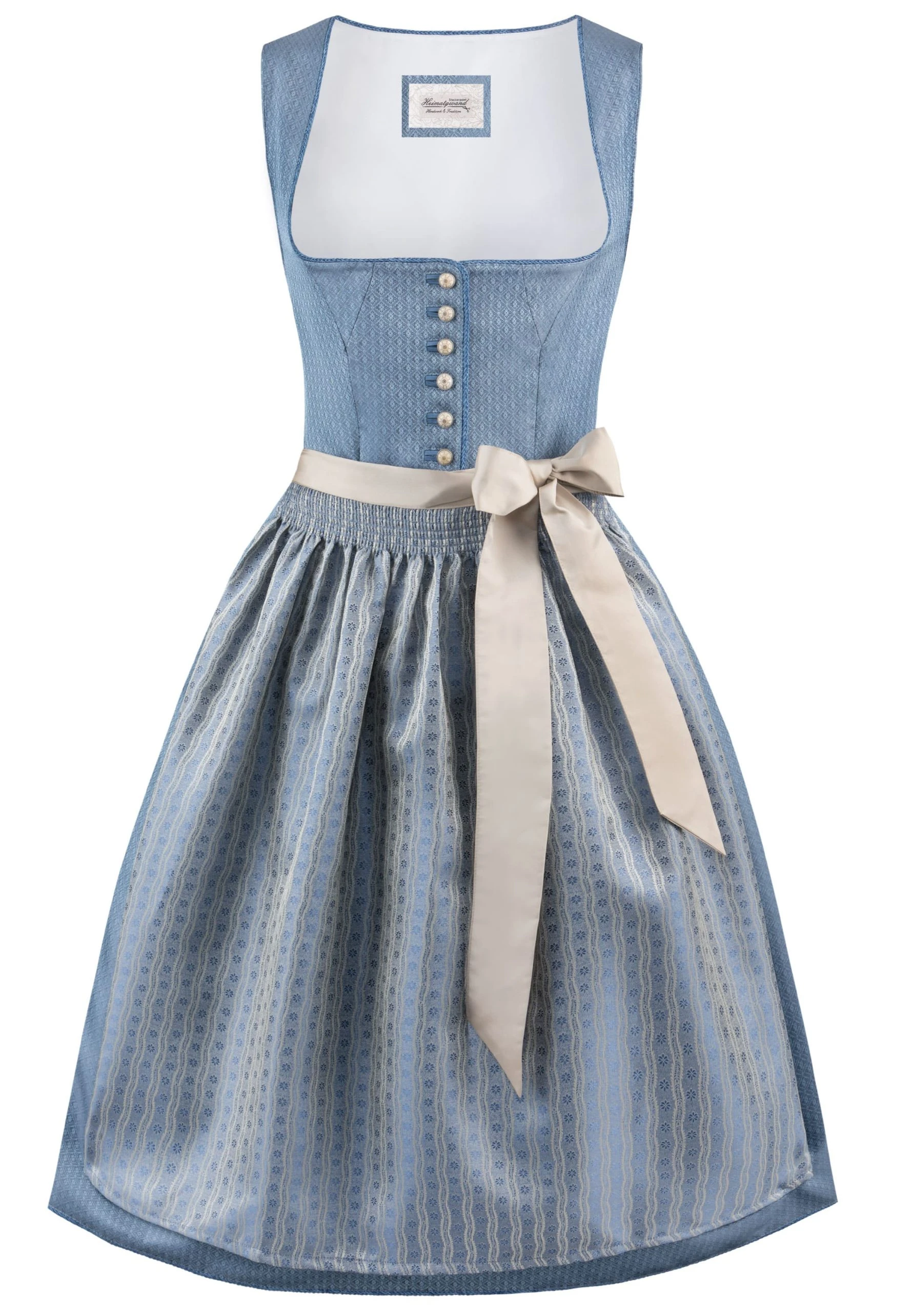 Stockerpoint Midi Dirndl "Irit" In Rauchblau 3 Stockerpoint Midi Dirndl "Irit" In Rauchblau