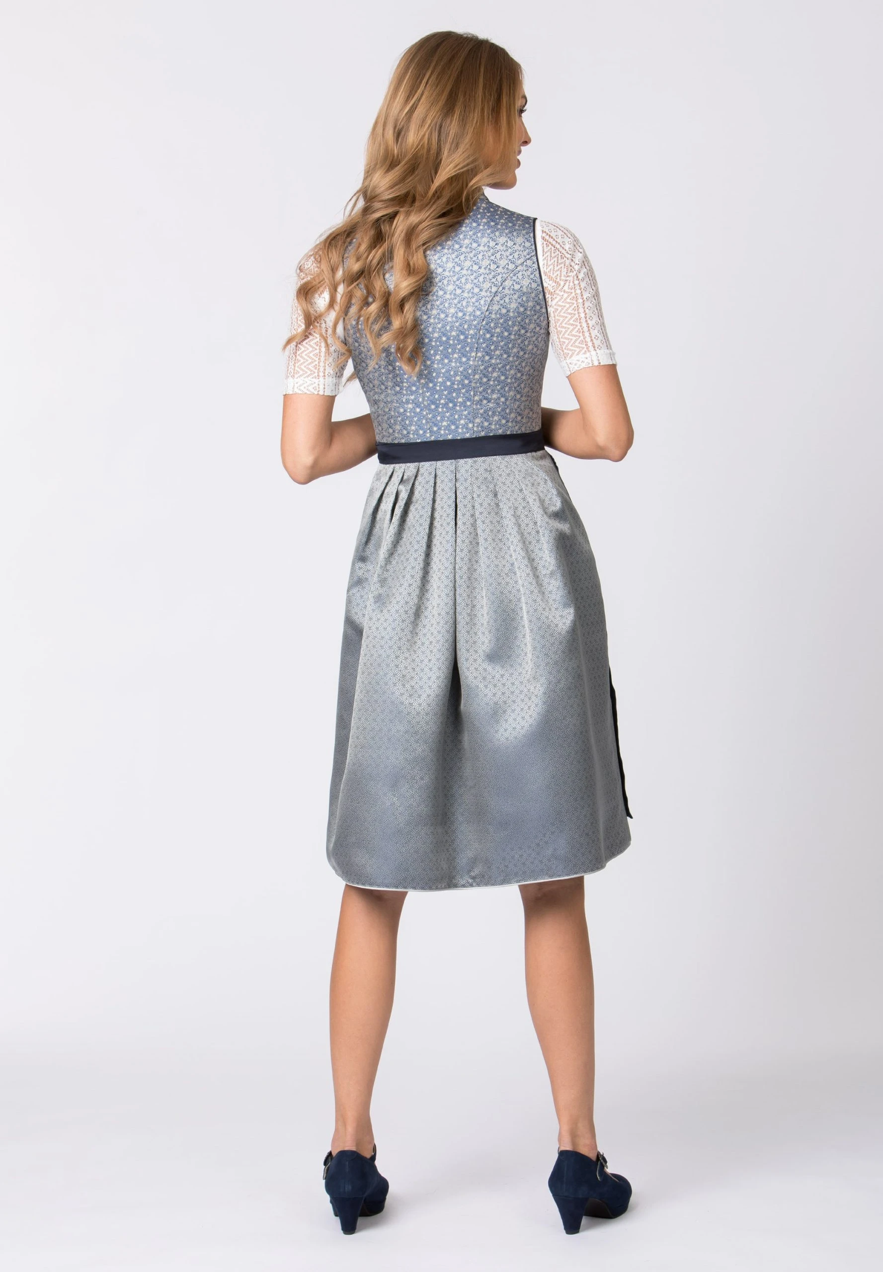 Stockerpoint Midi Dirndl "Ofelia" In Blau 5 Stockerpoint Midi Dirndl "Ofelia" In Blau – Bild 3