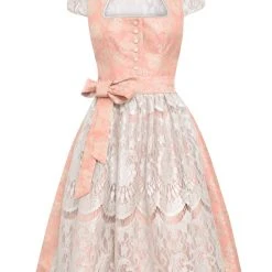 TRAMONTANA Midi Dirndl In Lachs -Dirndl Geschäft tramontana midi dirndl in lachs 1