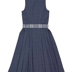 Turi Landhaus Dirndl "Flora" In Dunkelblau -Dirndl Geschäft turi landhaus dirndl flora in dunkelblau 1