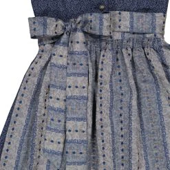 Turi Landhaus Dirndl "Flora" In Dunkelblau -Dirndl Geschäft turi landhaus dirndl flora in dunkelblau 2