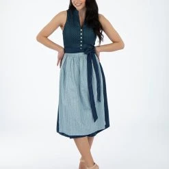 Turi Landhaus Dirndl In Blau