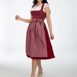 Turi Landhaus Dirndl In Bordeaux