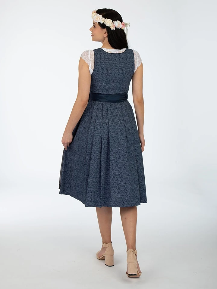 Turi Landhaus Dirndl In Dunkelblau 4 Turi Landhaus Dirndl In Dunkelblau – Bild 2