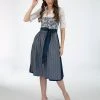 Turi Landhaus Dirndl In Dunkelblau/ Creme -Dirndl Geschäft turi landhaus dirndl in dunkelblau creme