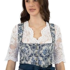 Turi Landhaus Dirndl In Dunkelblau/ Creme 8 Turi Landhaus Dirndl In Dunkelblau/ Creme -Dirndl Geschäft turi landhaus dirndl in dunkelblau creme 2