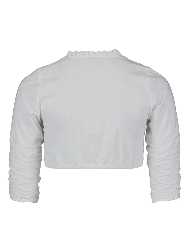 Turi Landhaus Dirndlbluse "Luisa" Mit Crashärmel 4 Turi Landhaus Dirndlbluse "Luisa" Mit Crashärmel – Bild 2