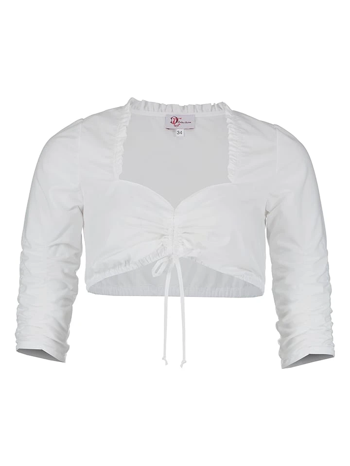 Turi Landhaus Dirndlbluse "Luisa" Mit Crashärmel 3 Turi Landhaus Dirndlbluse "Luisa" Mit Crashärmel