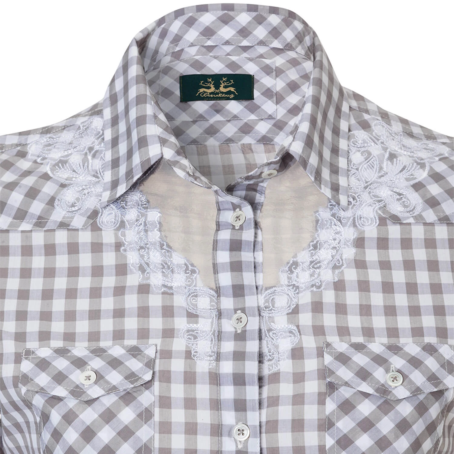 Wiesnkönig Bluse Cornelia In Hellgrau 5 Wiesnkönig Bluse Cornelia In Hellgrau – Bild 3