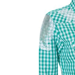 Wiesnkönig Bluse Cornelia In Türkis 9 Wiesnkönig Bluse Cornelia In Türkis -Dirndl Geschäft wiesnkonig bluse cornelia in turkis 3