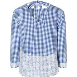 Wiesnkönig Bluse Melinda In Hellblau -Dirndl Geschäft wiesnkonig bluse melinda in hellblau 1