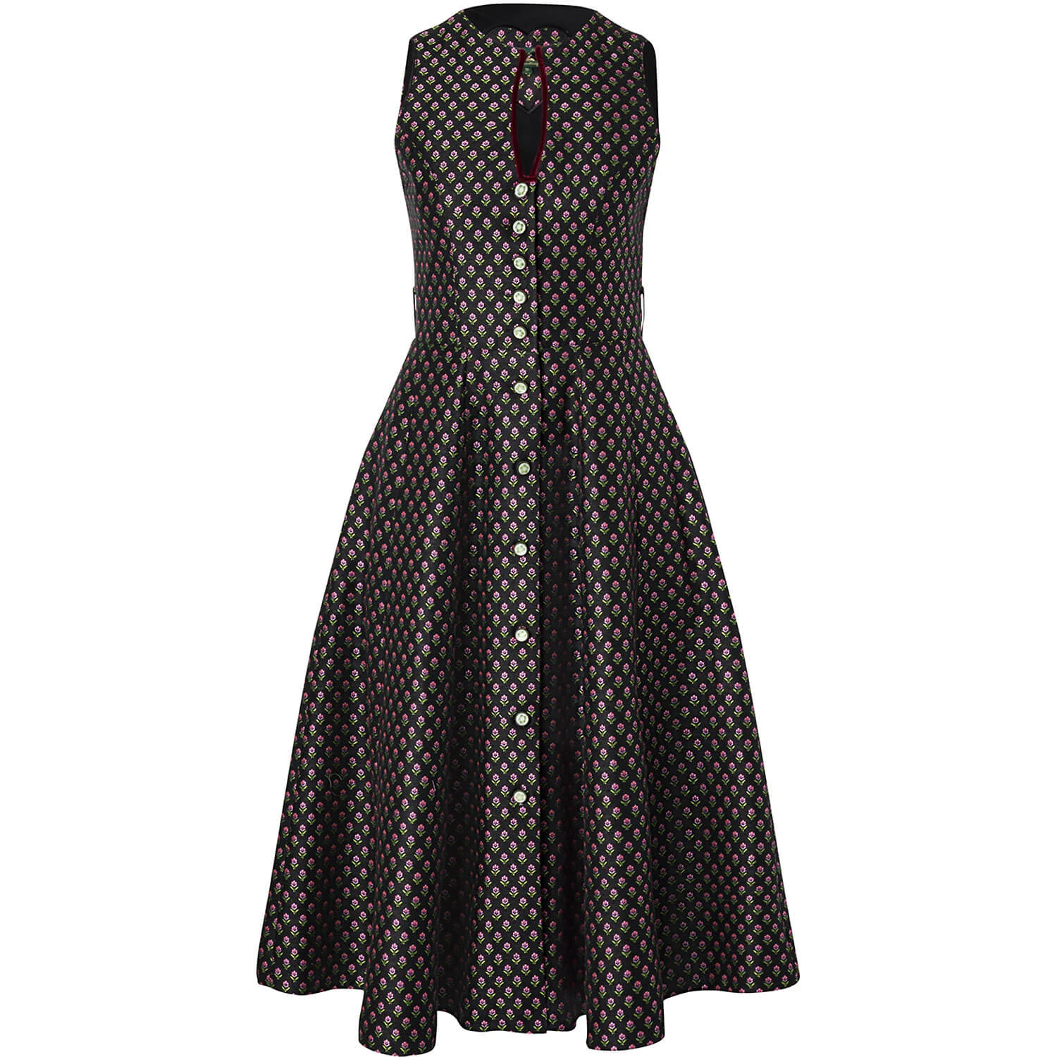 Wiesnkönig Dirndl Karla (MIdi) In Schwarz 7 Wiesnkönig Dirndl Karla (MIdi) In Schwarz – Bild 5