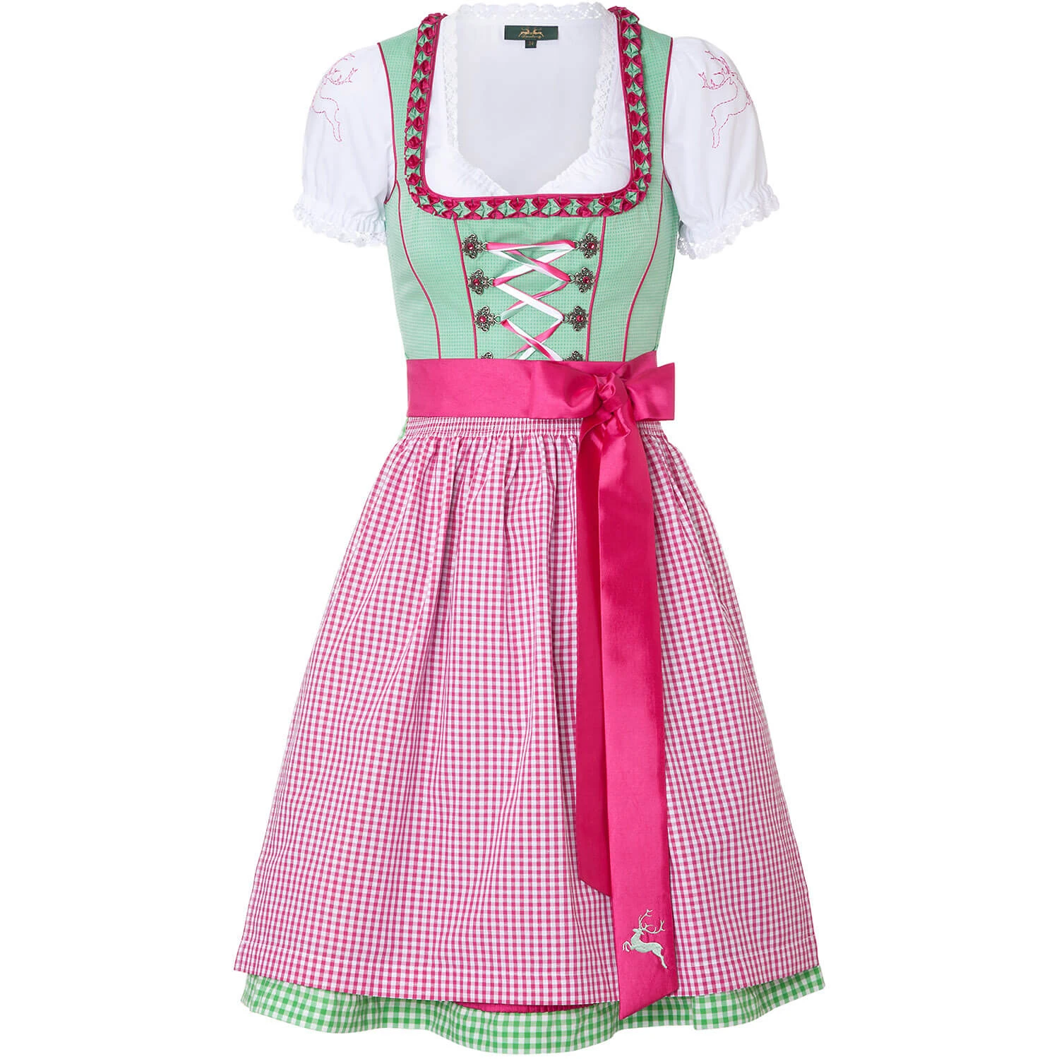 Wiesnkönig Dirndl Lori In Grün 3 Wiesnkönig Dirndl Lori In Grün