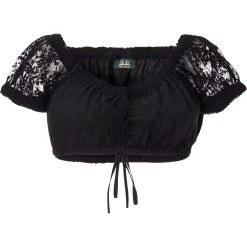 Wiesnkönig Dirndlbluse Gertrud In Schwarz