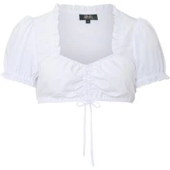 Wiesnkönig Dirndlbluse Klara In Weiß