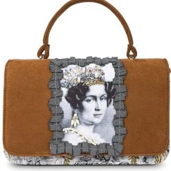 Wiesnkönig Tasche Therese Mit Krone In Anthrazit